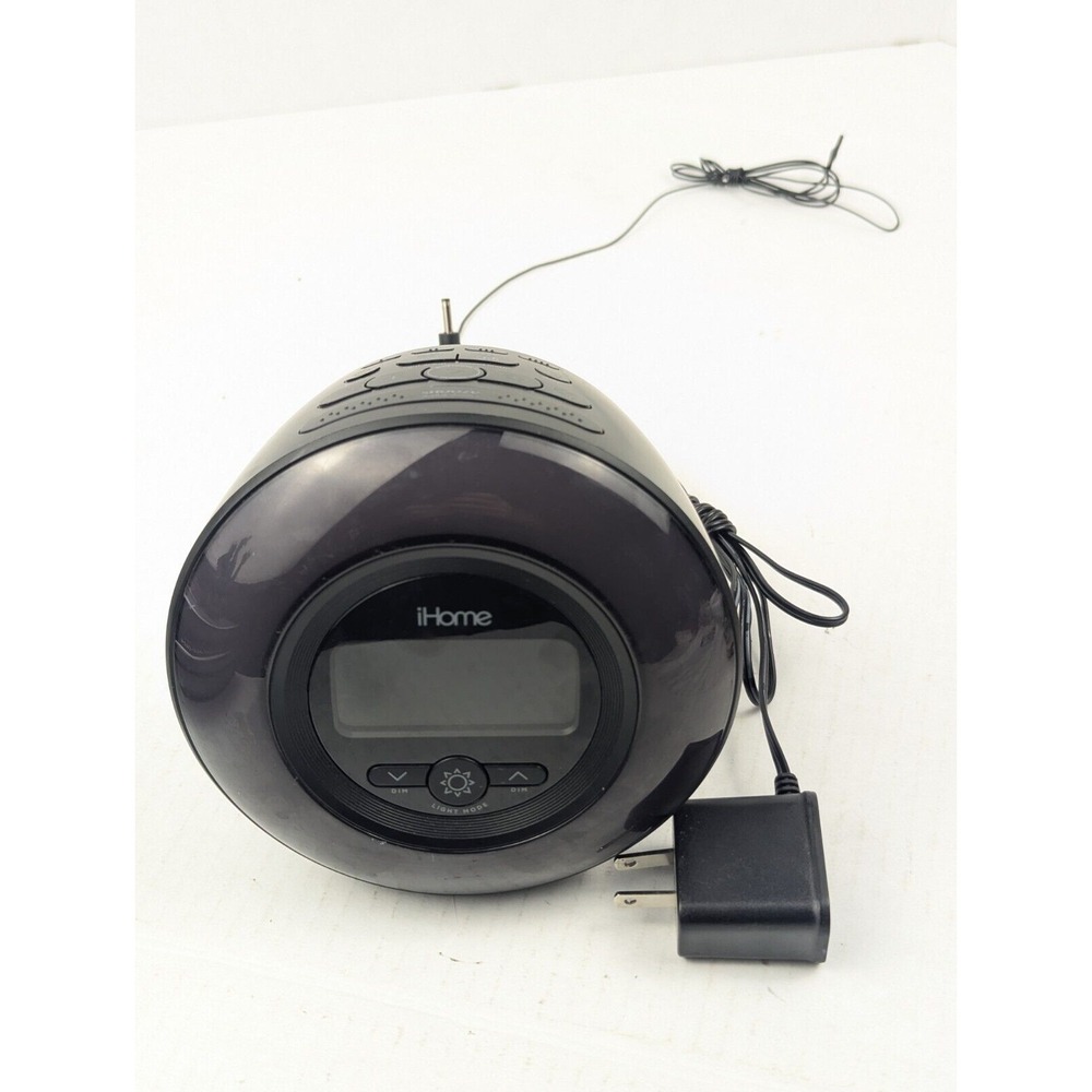 iHome IBT295 PowerClock Glo - Bluetooth Color Changing FM Alarm Clock